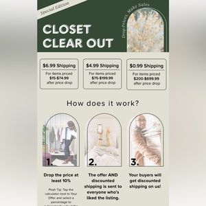 ✨SHIPPING DISCOUNT ✨ Special Edition Closet Clear Out